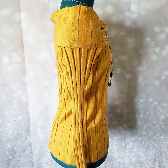 INC Off-Shoulder Ribbed Sweater - Picture 3 of 11